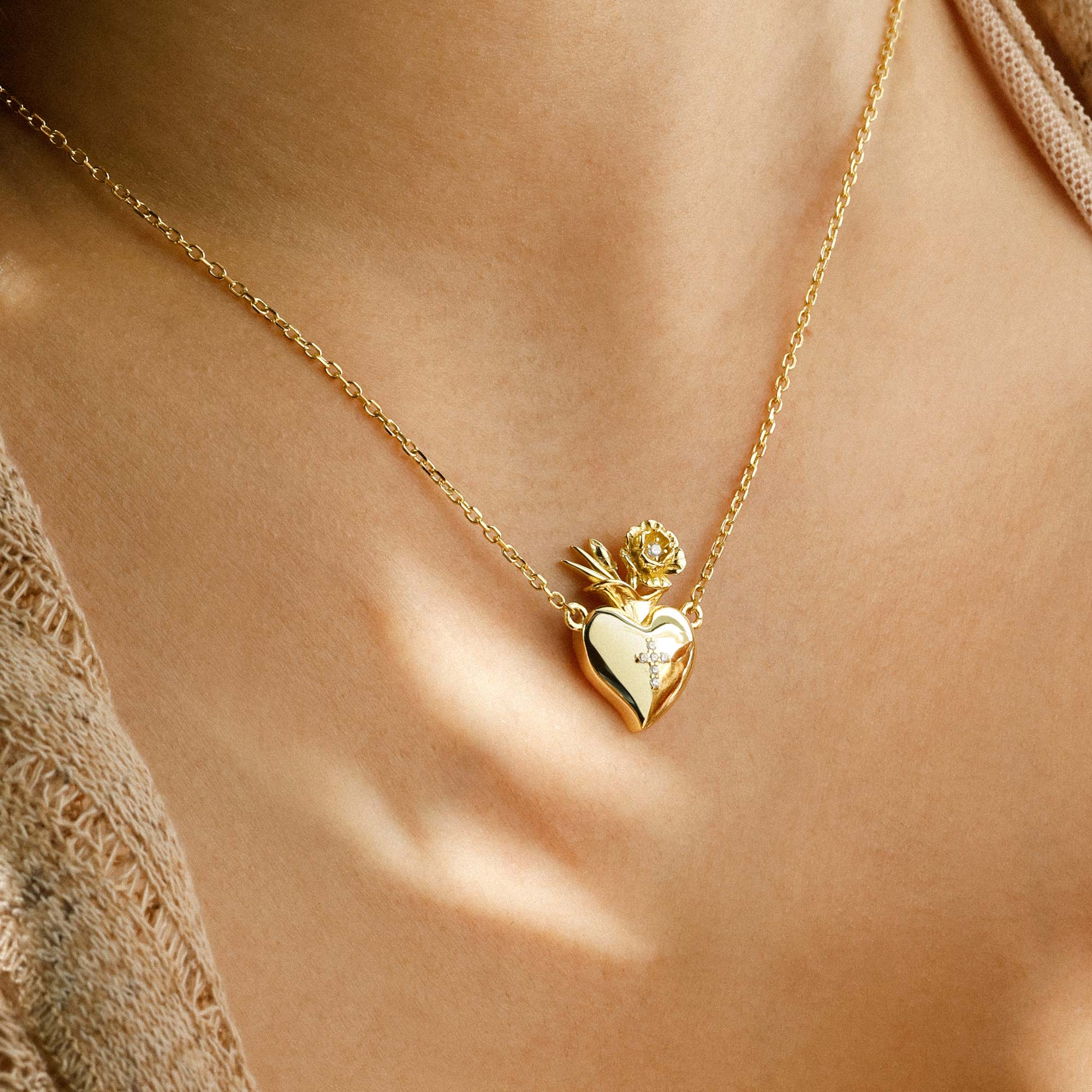 Born of Love Blooming Birth Flower Necklace