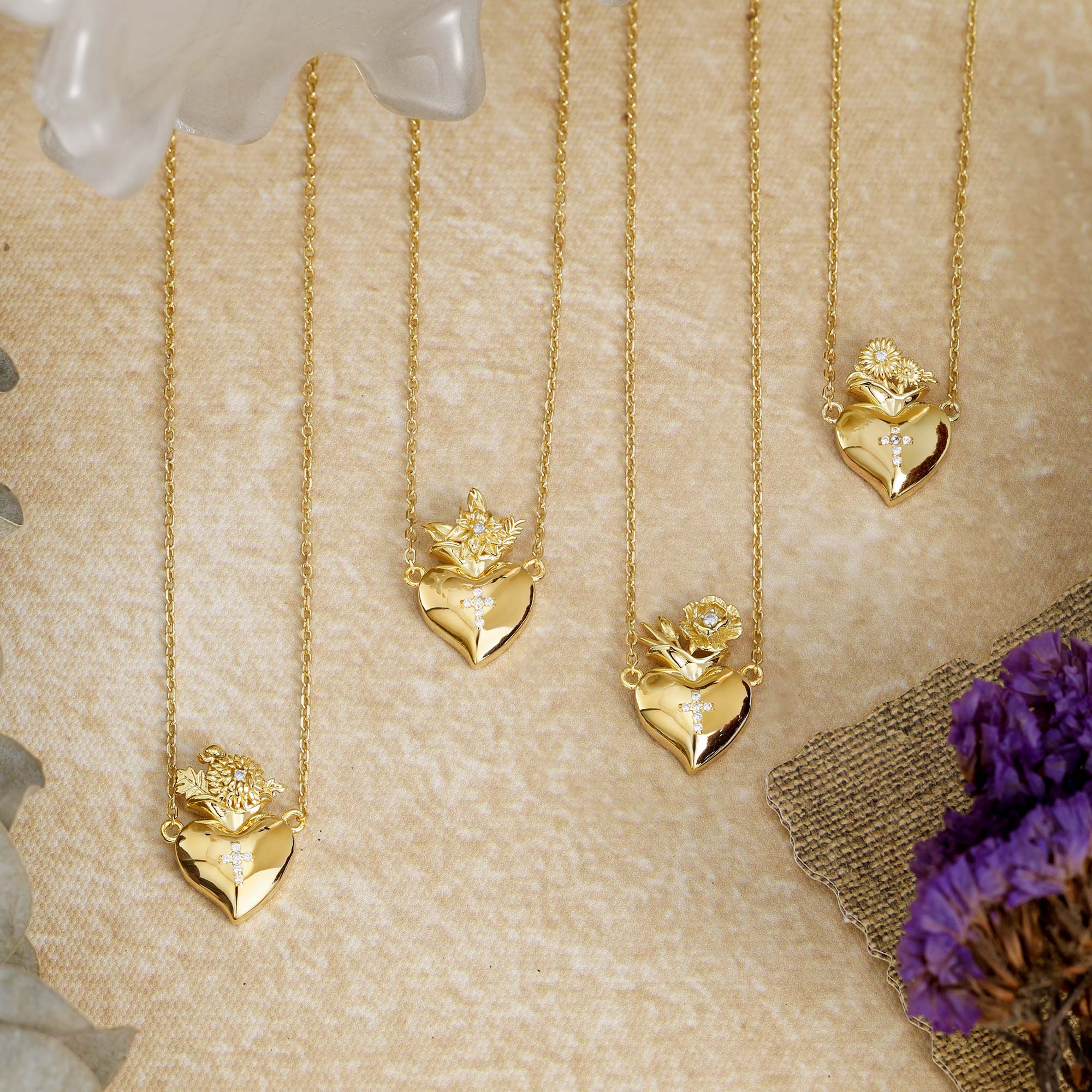 Born of Love Blooming Birth Flower Necklace