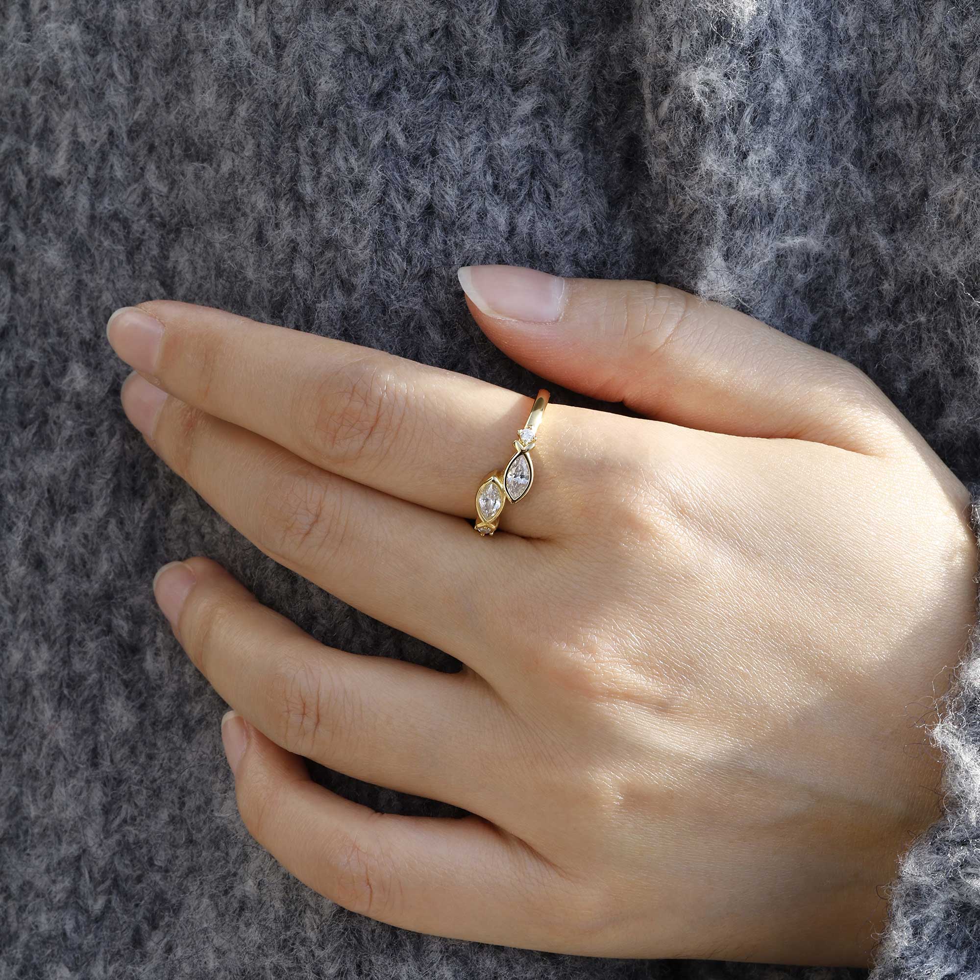 'Together in Faith' Jesus Fish Toi Et Moi Promise Ring