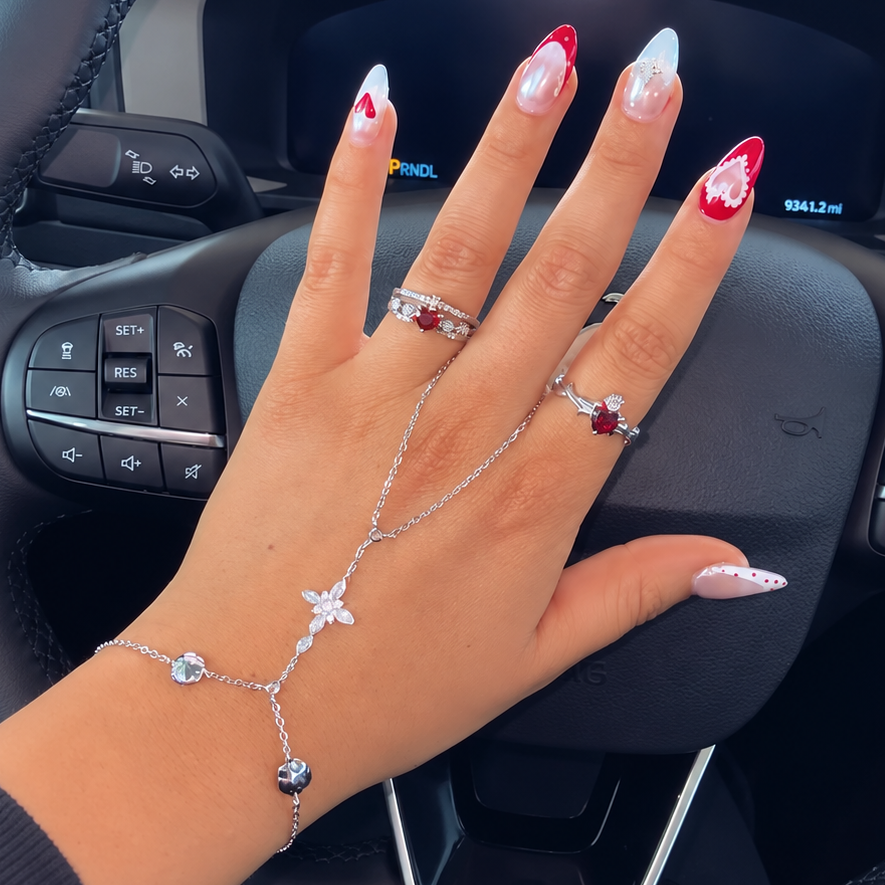 Sacred Heart jewelry worn in real life