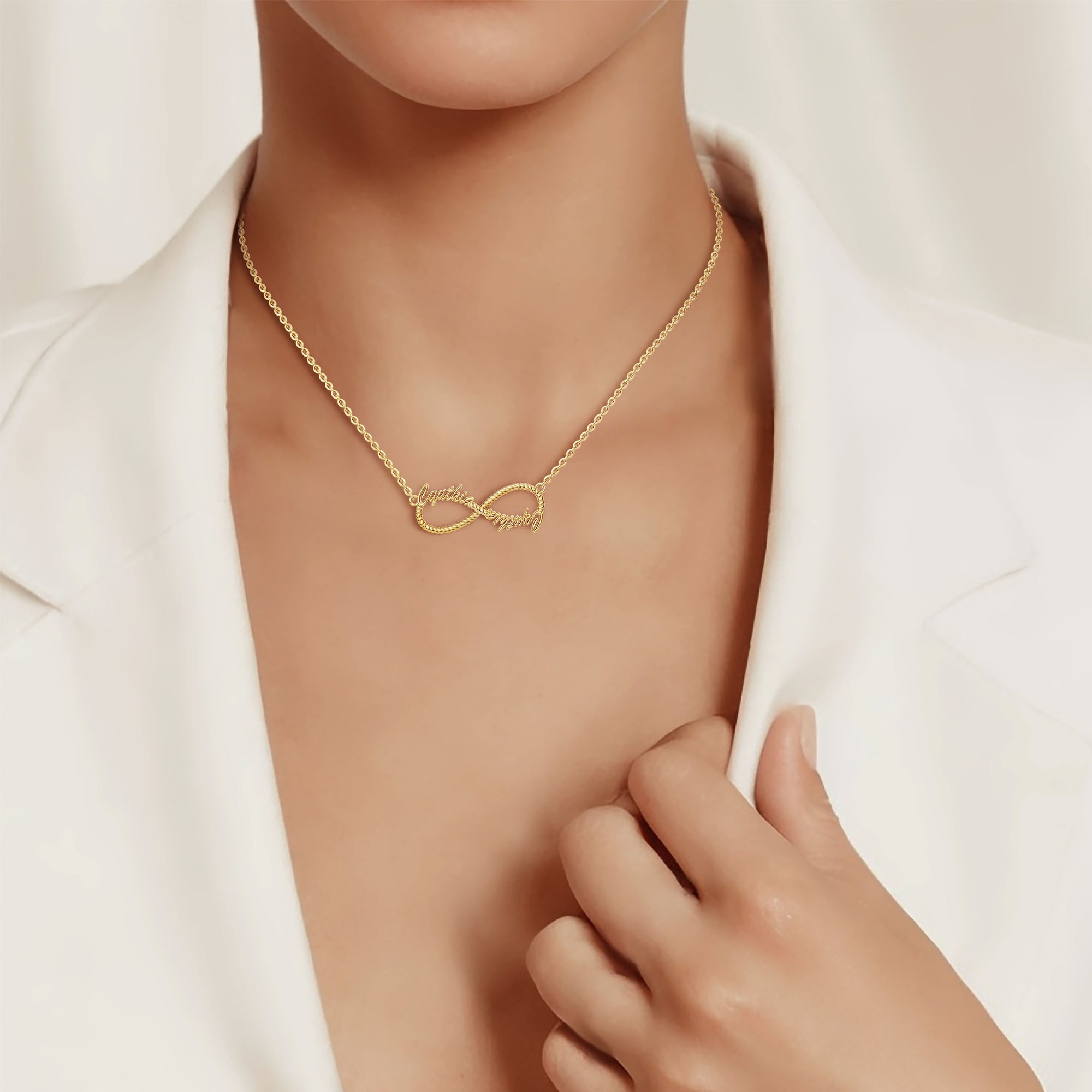 Infinity Personalized Name Necklace - vanimy