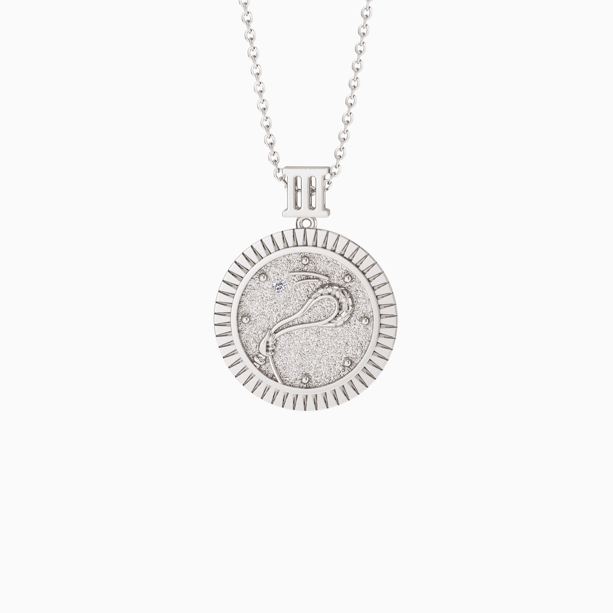 Promised Land Strength & Bravery Coin Medallion Necklace - vanimy
