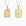 Be Strong And Courageous Cross Engraved Necklace - vanimy