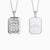God Is In Control Cross Medallion Pendant Engraved Necklace - vanimy