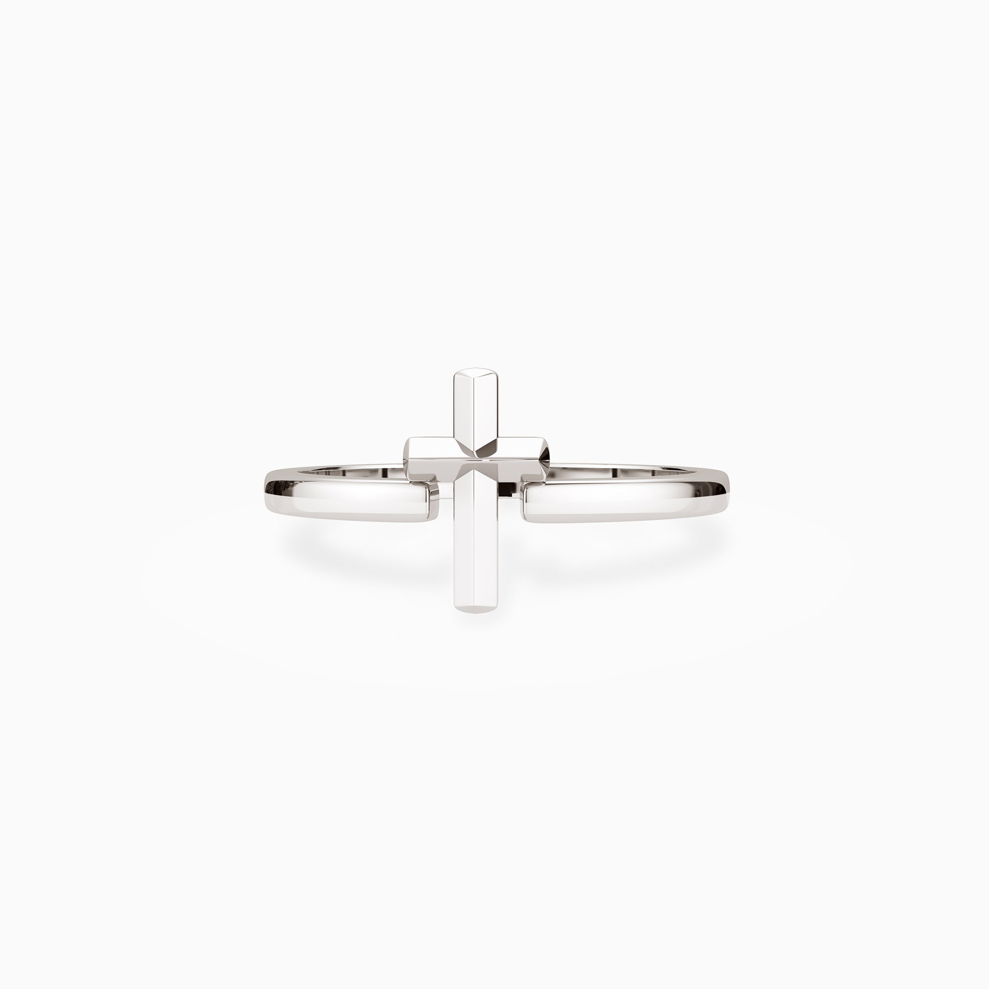 Minimalist Cross Symbol Ring - vanimy
