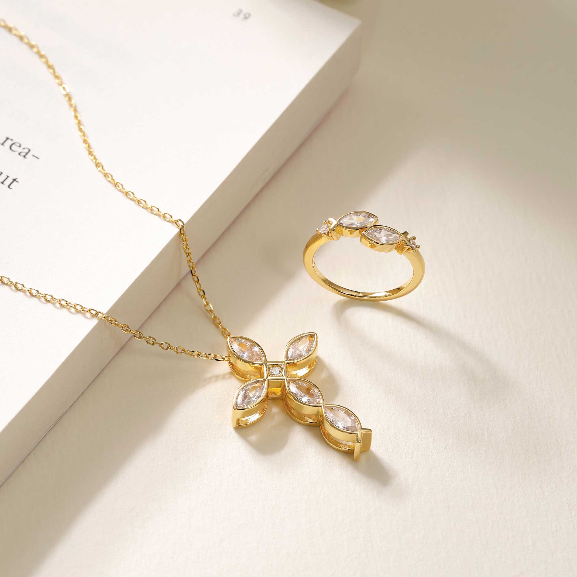 'Together in Faith' Jesus Fish Toi Et Moi Promise Ring