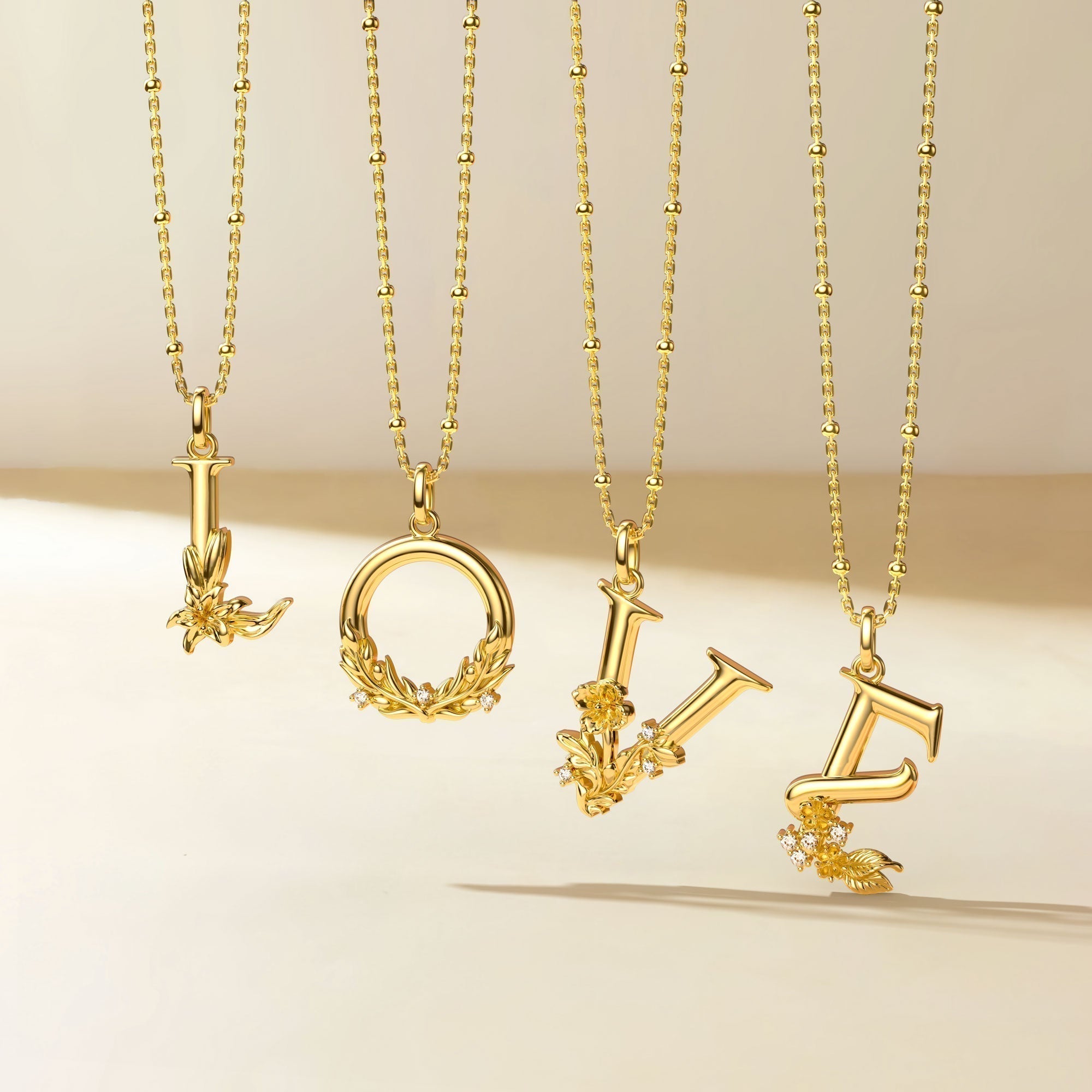Xeranthemum Blossom Letter X Pendant - vanimy