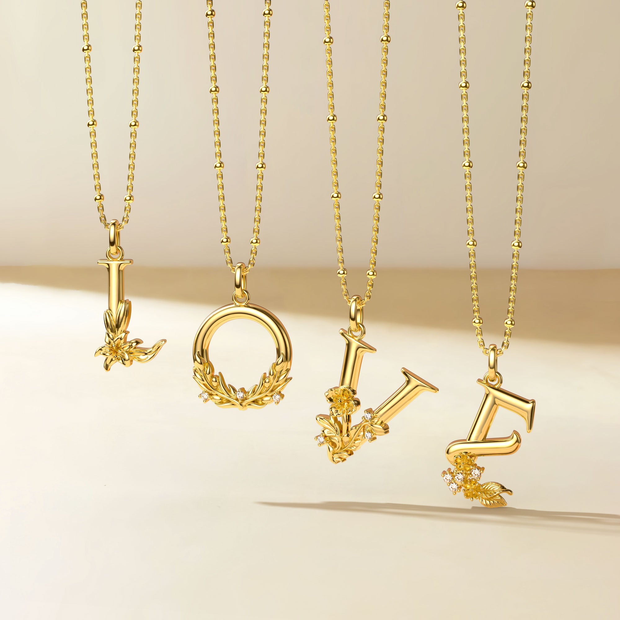 Grape Blossom Letter G Pendant - vanimy