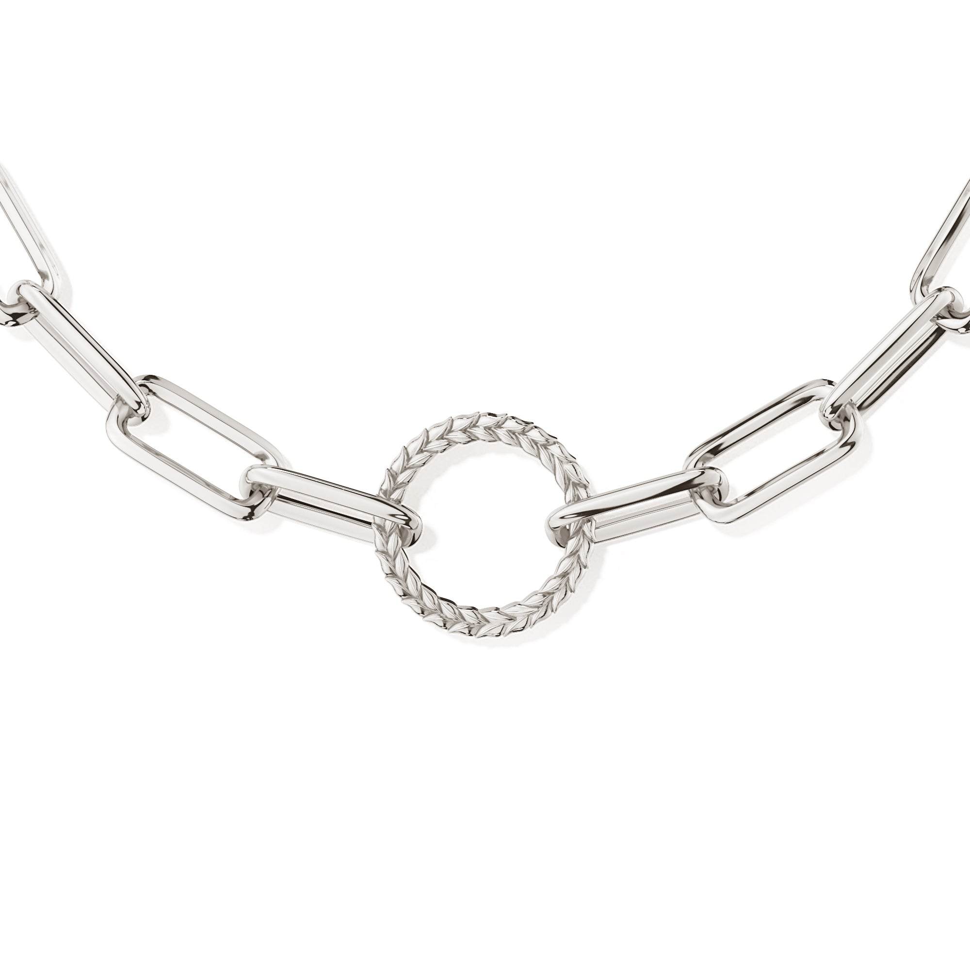 Bracelet chaîne trombone Manna Charm Builder