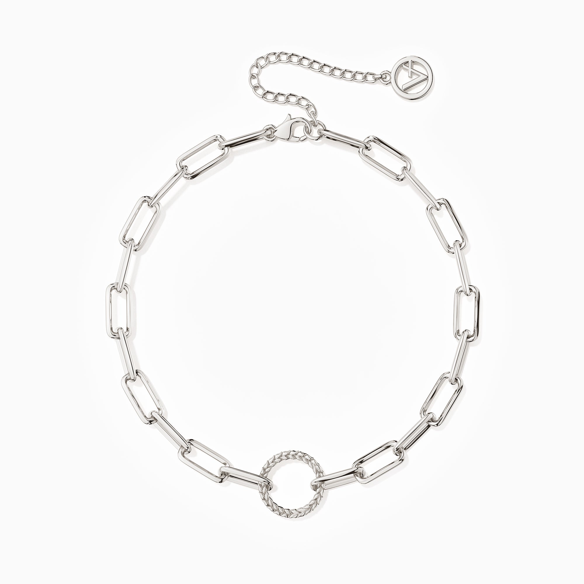 Bracelet chaîne trombone Manna Charm Builder