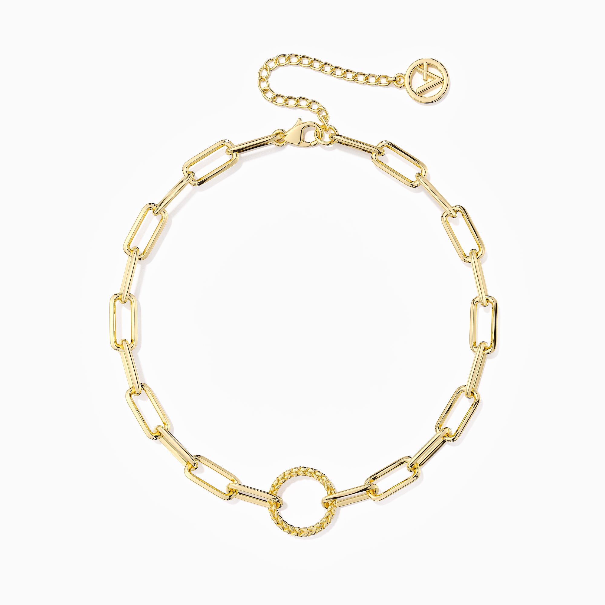 Bracelet chaîne trombone Manna Charm Builder