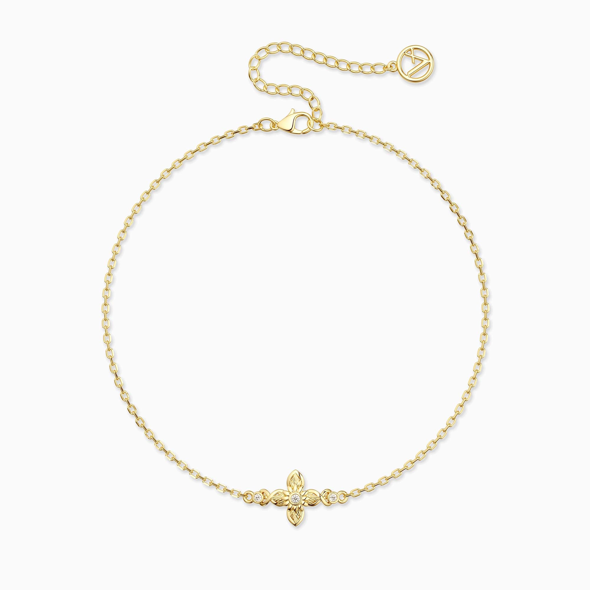 Blumenkreuz November Sonnenblumen Armband