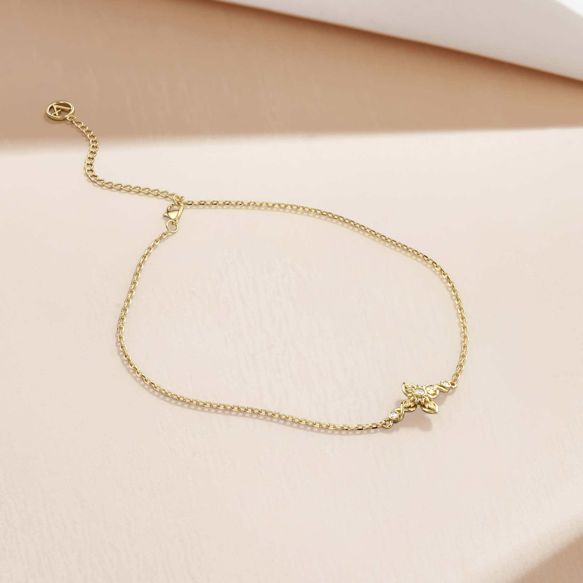 Blumenkreuz November Sonnenblumen Armband