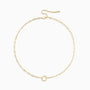 Paperclip Chain Charm Necklace