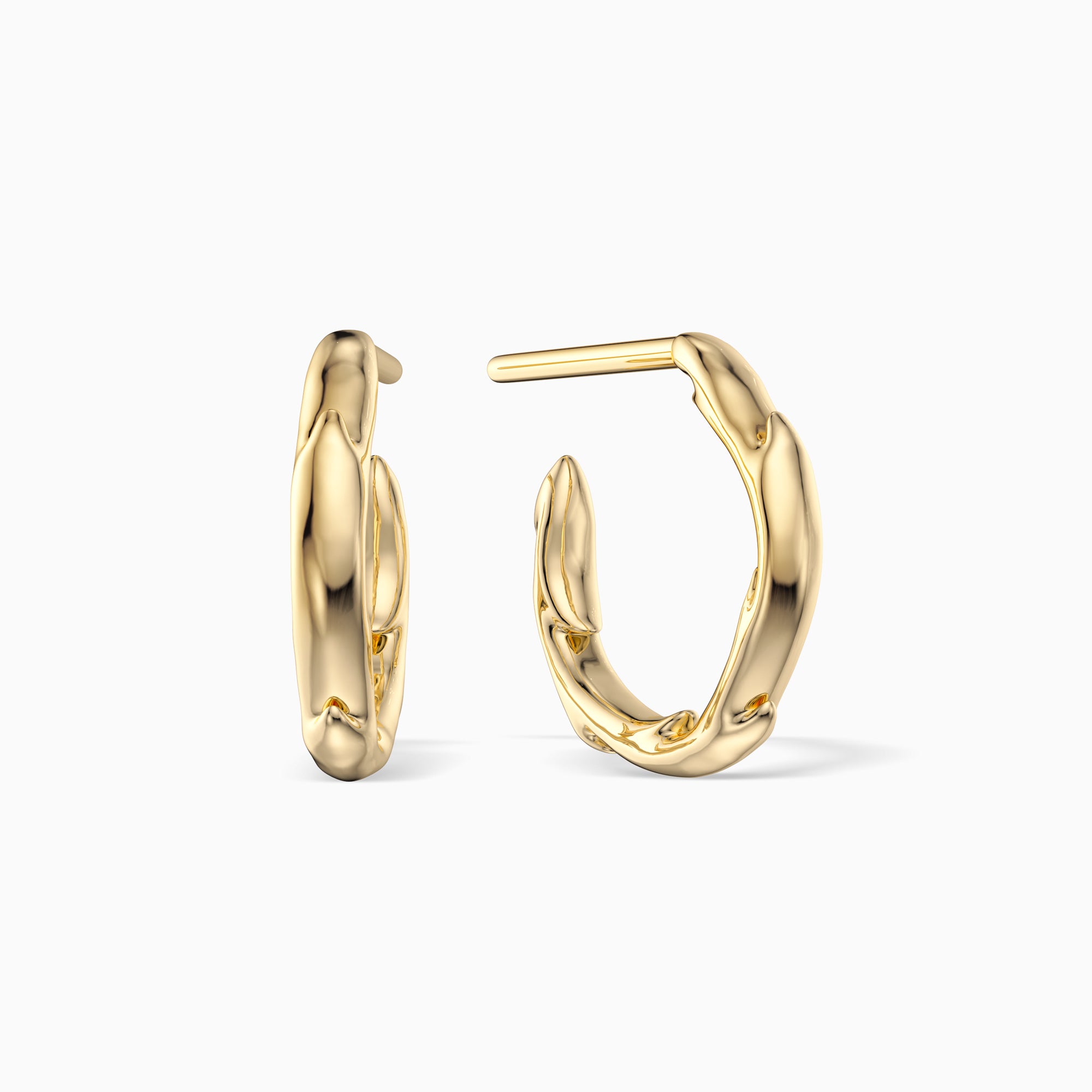 Crown of Thorns Hoop Earrings - vanimy