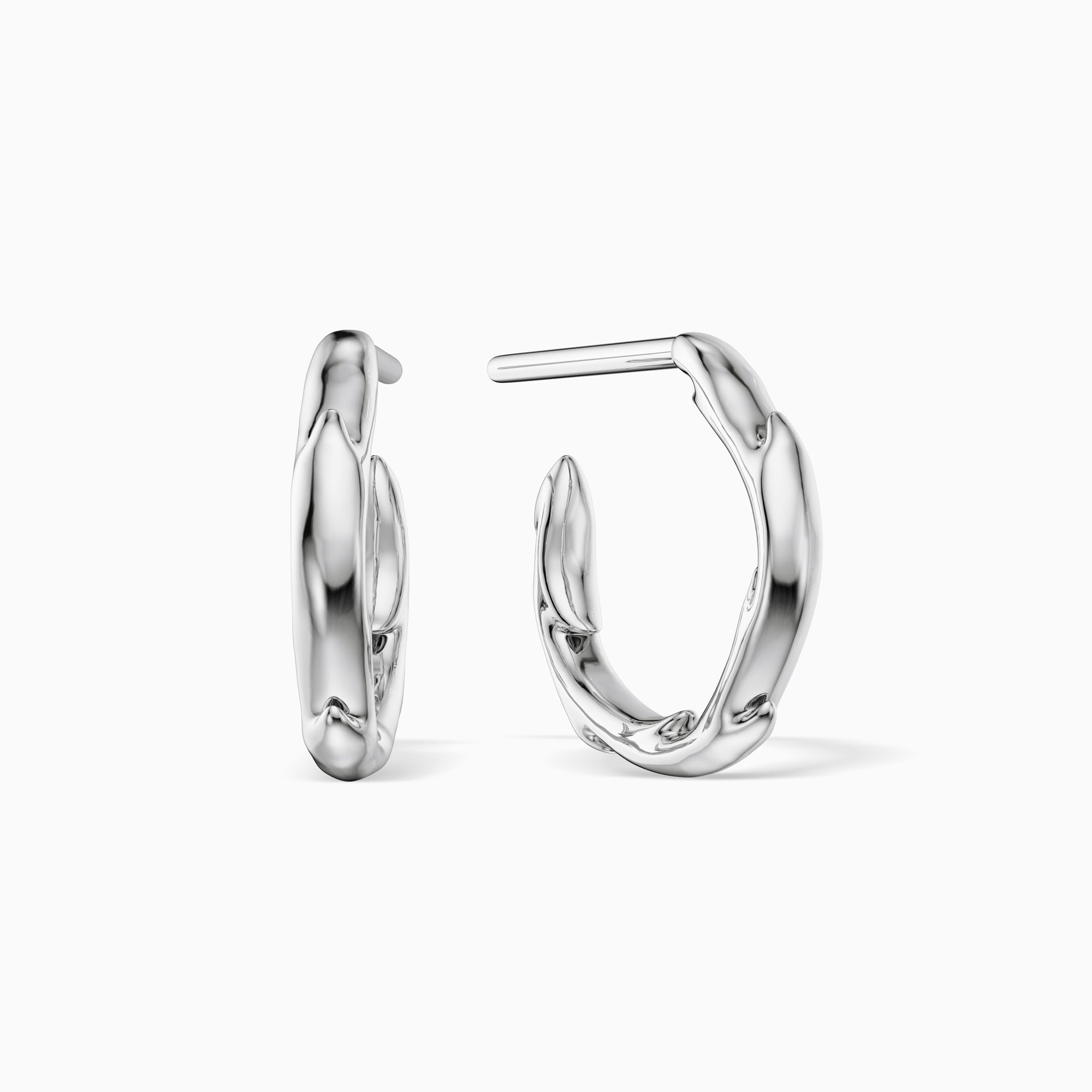 Crown of Thorns Hoop Earrings - vanimy