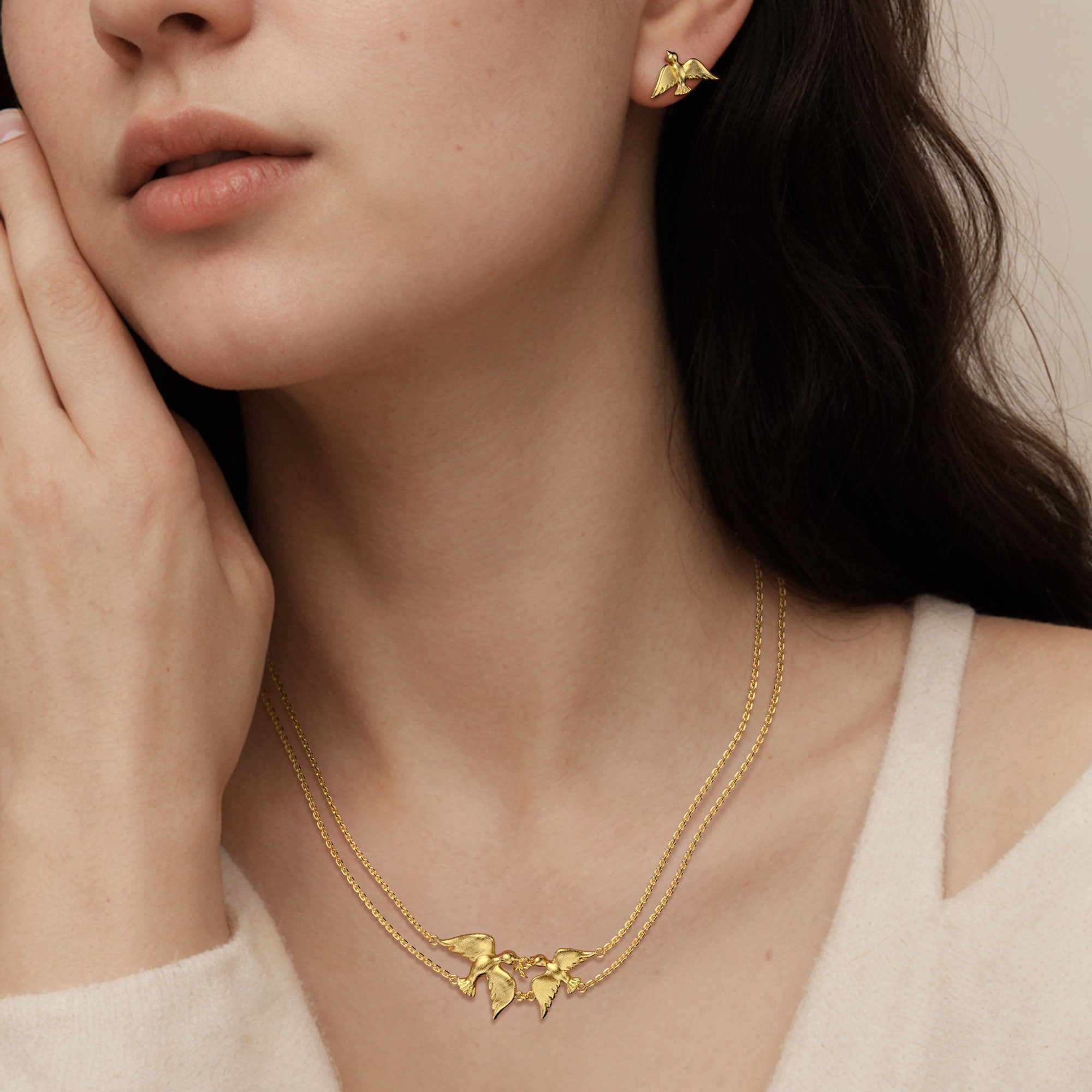 Dove Stud Earrings - vanimy