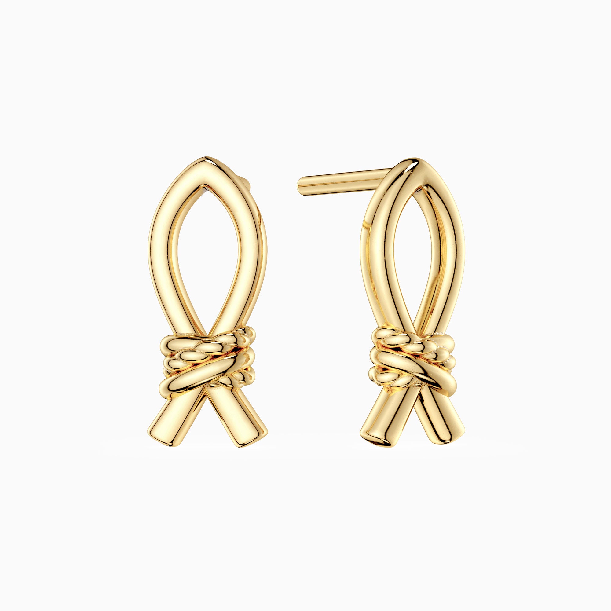 Ichthys-Knoten-Ohrstecker