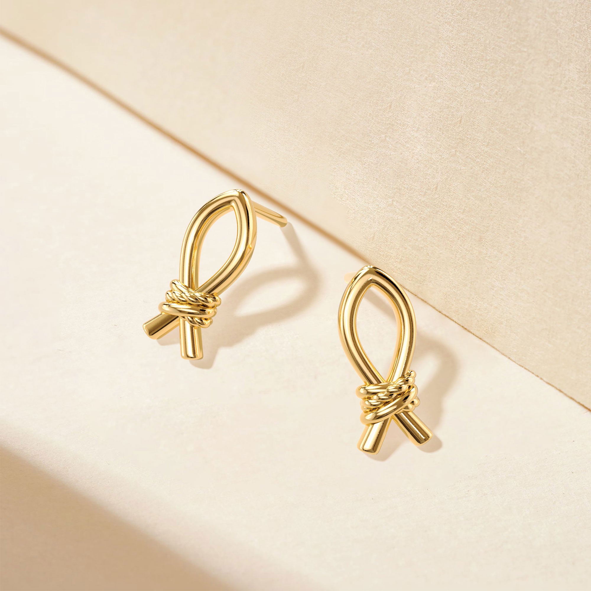 Ichthys-Knoten-Ohrstecker