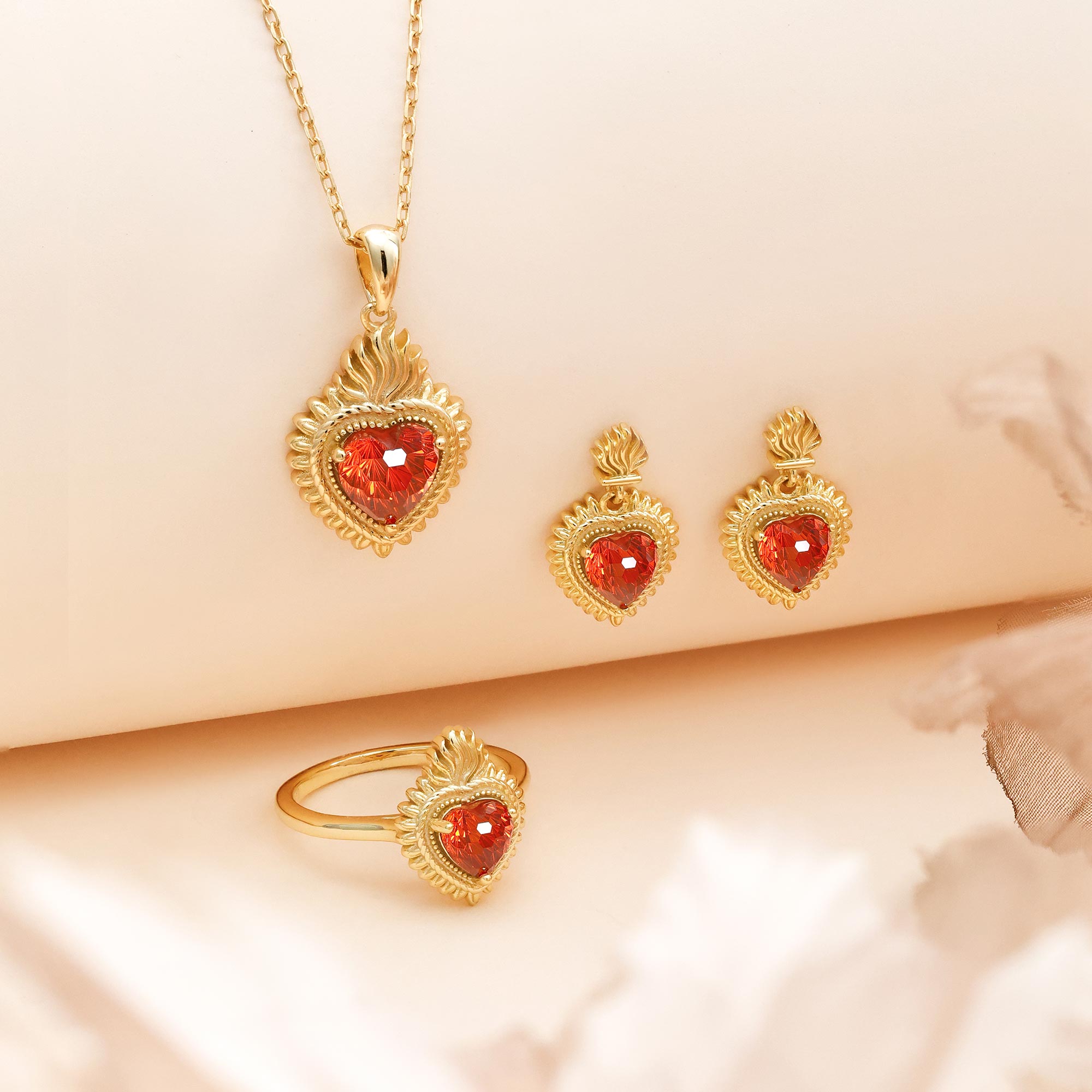 Radiant Heart Earrings