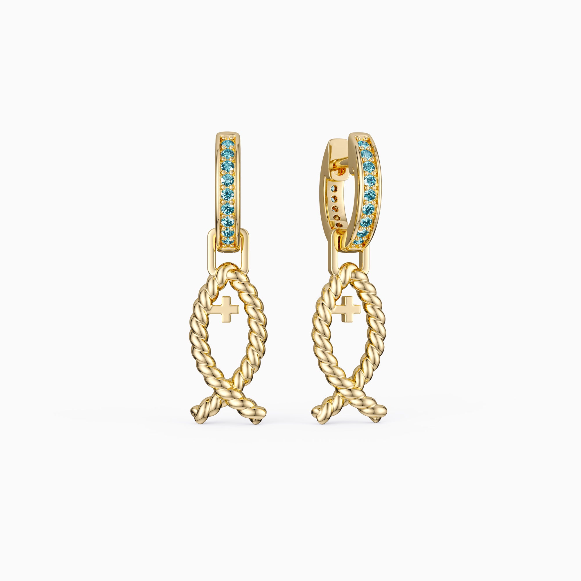 Cord Ichthys Earrings - vanimy