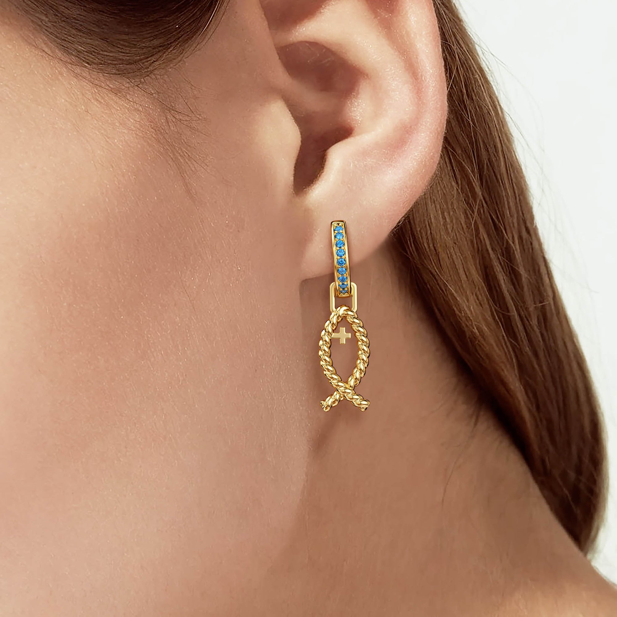 Cord Ichthys Earrings - vanimy