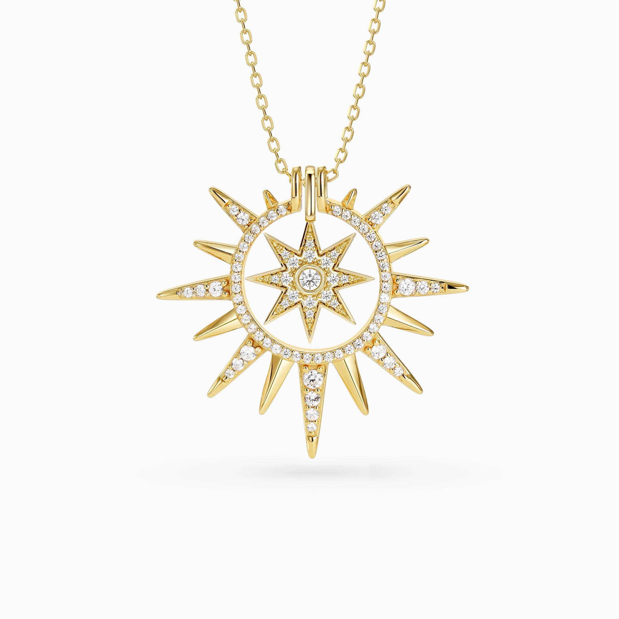 Guidance Star Sunburst Necklace