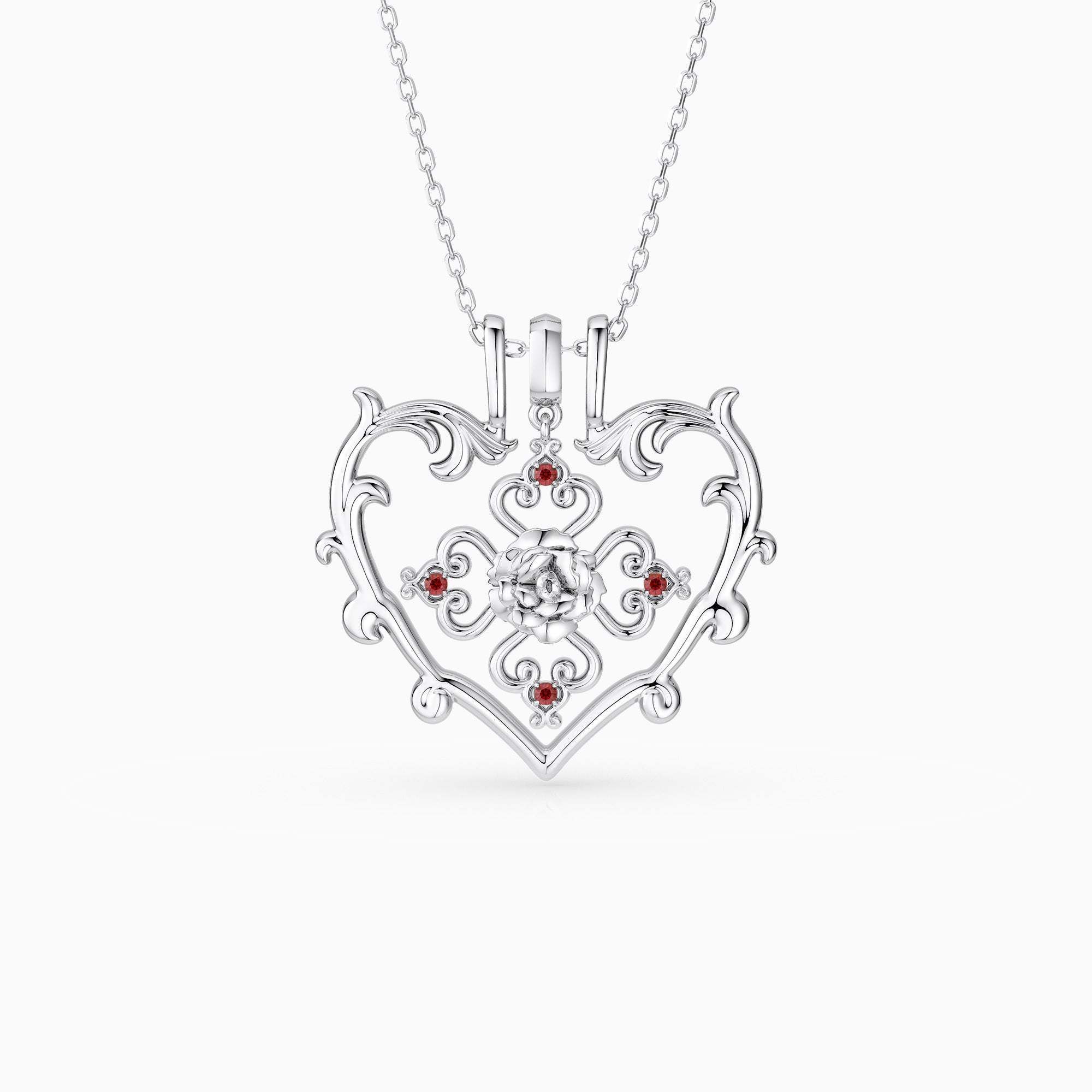 Sacred Bloom Carnation Love Birth Flower Necklace Set