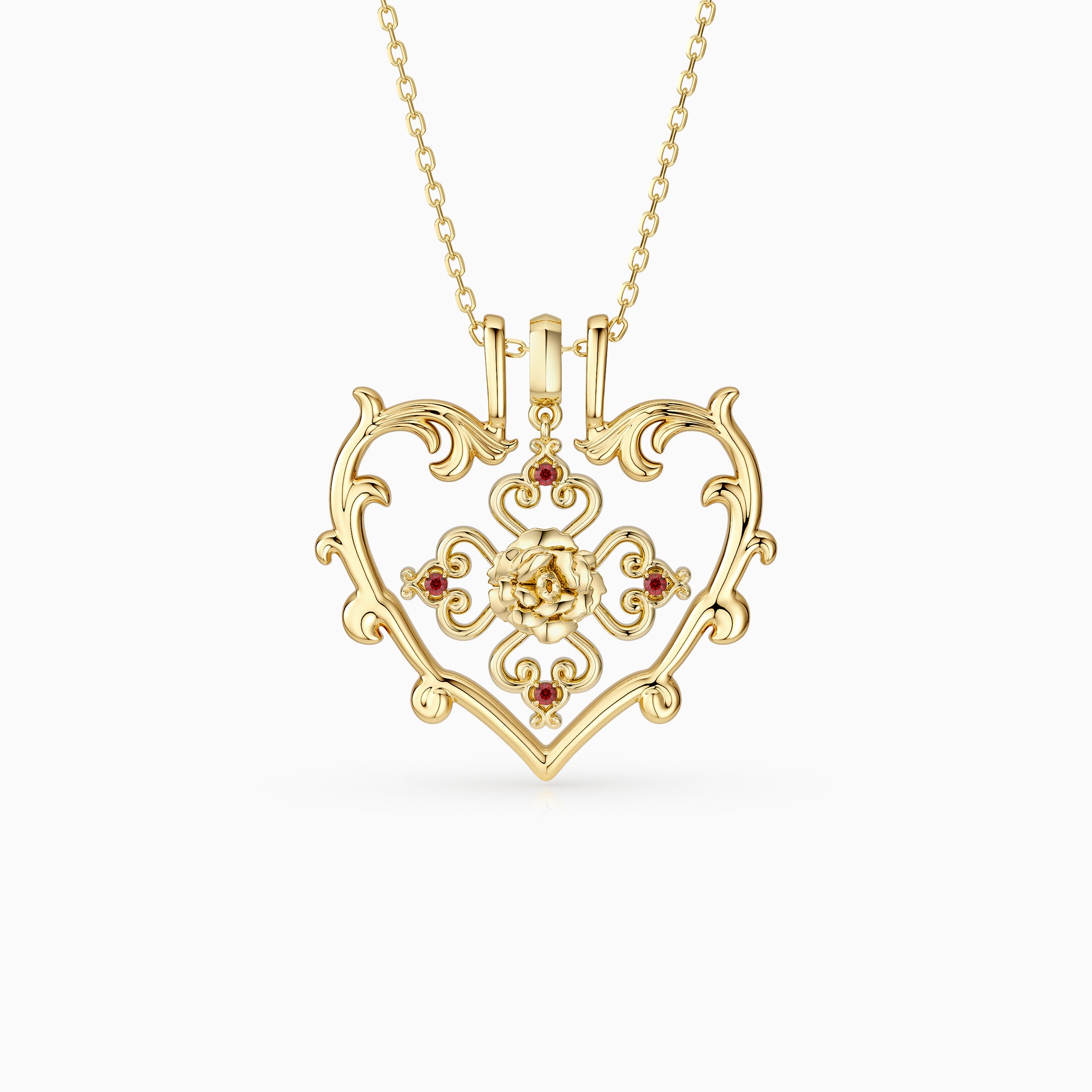 Sacred Bloom Carnation Love Birth Flower Necklace Set