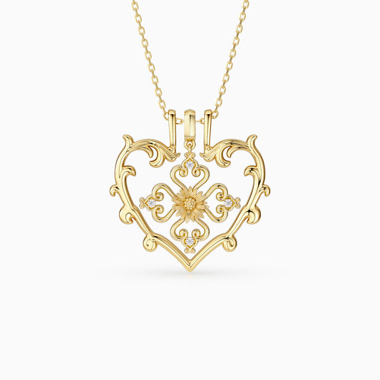 Sacred Bloom Daisy Love Birth Flower Necklace Set