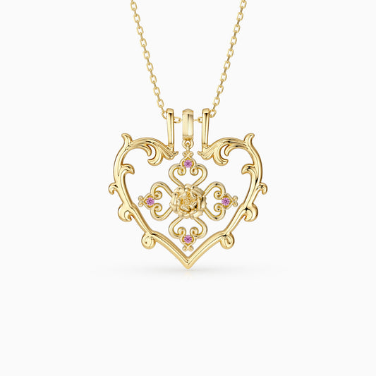 Sacred Bloom Marigold Love Birth Flower Necklace Set
