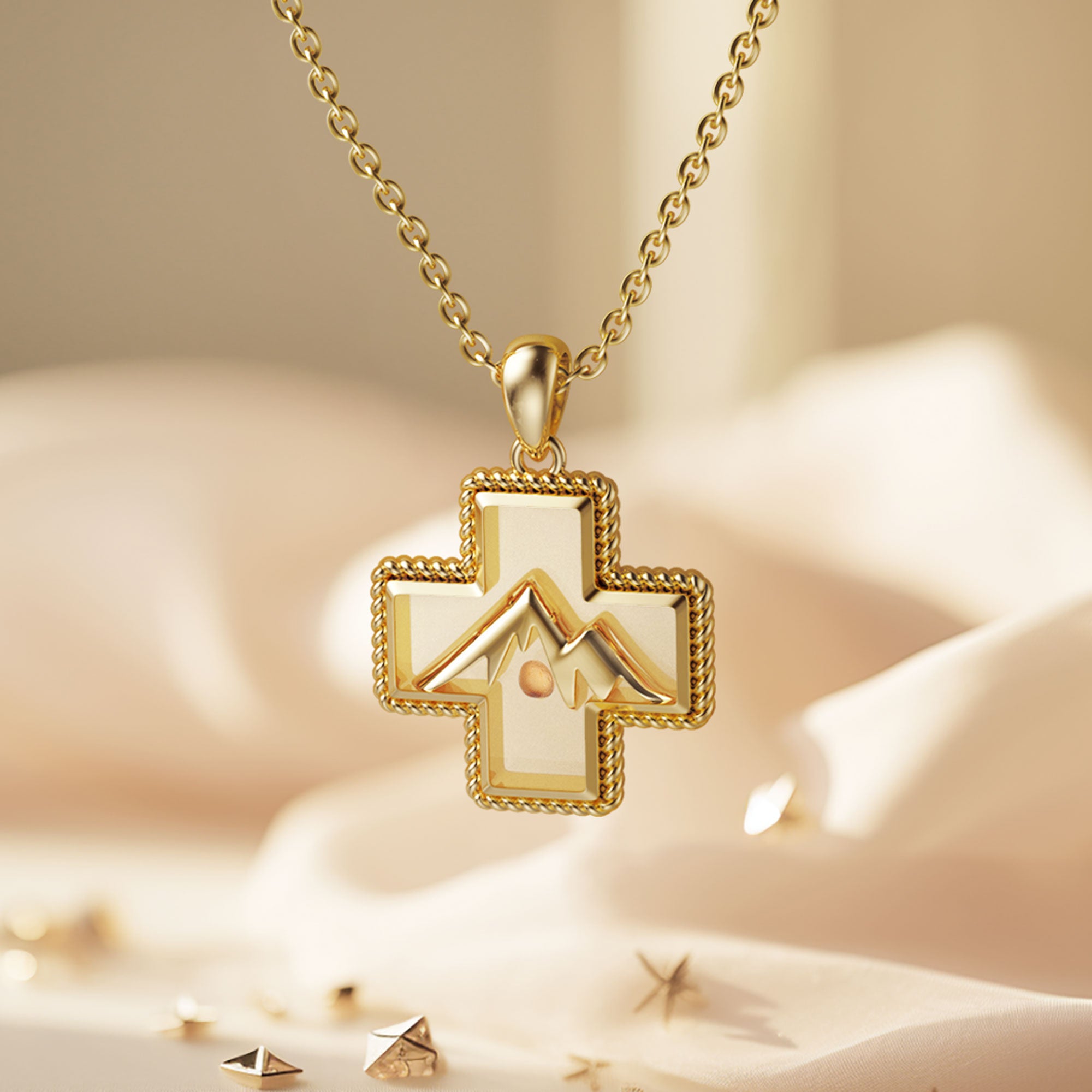 Mustard Seed Mountain Necklace - vanimy