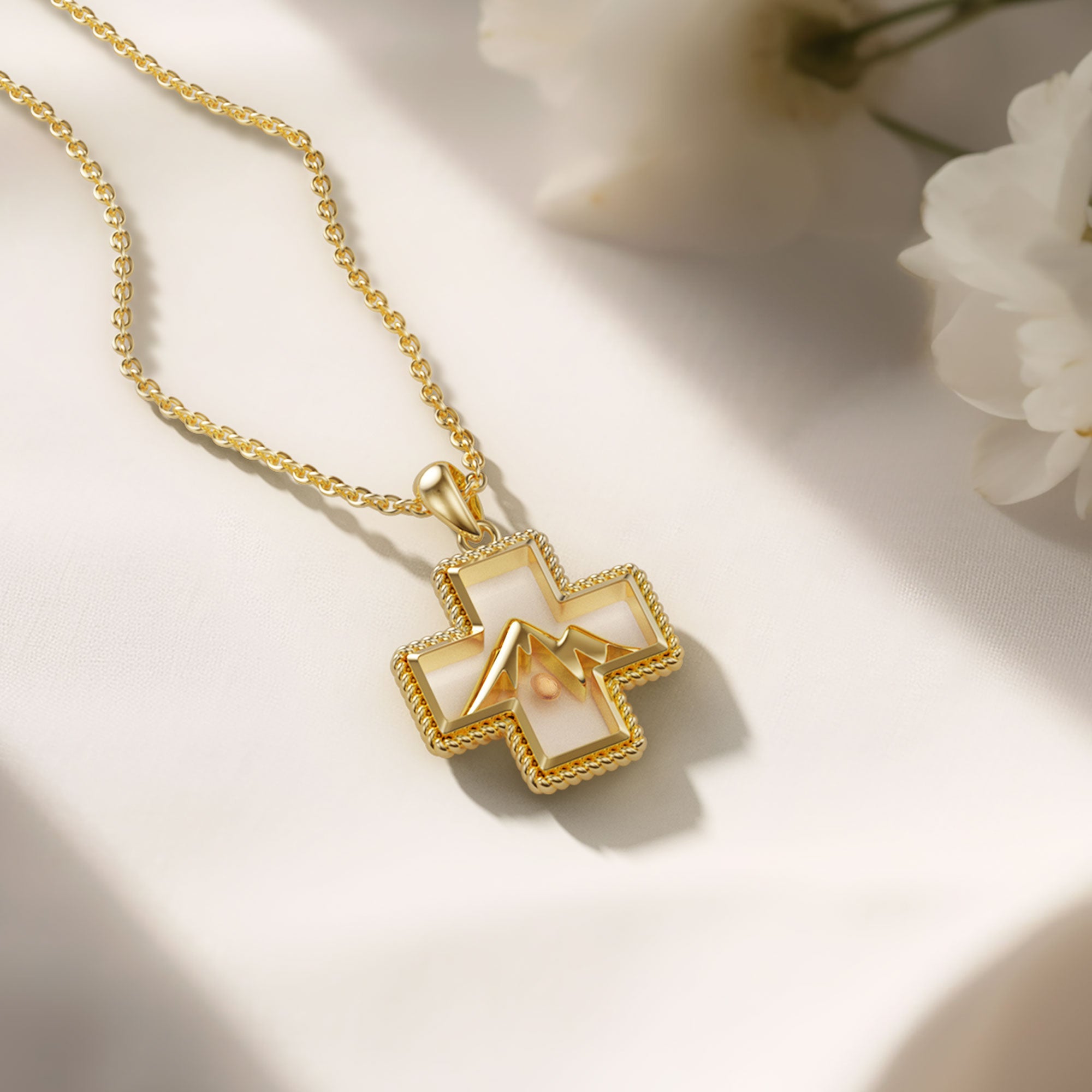 Mustard Seed Mountain Necklace - vanimy