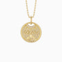 Personalized Highs And Lows Gold Coin Necklace