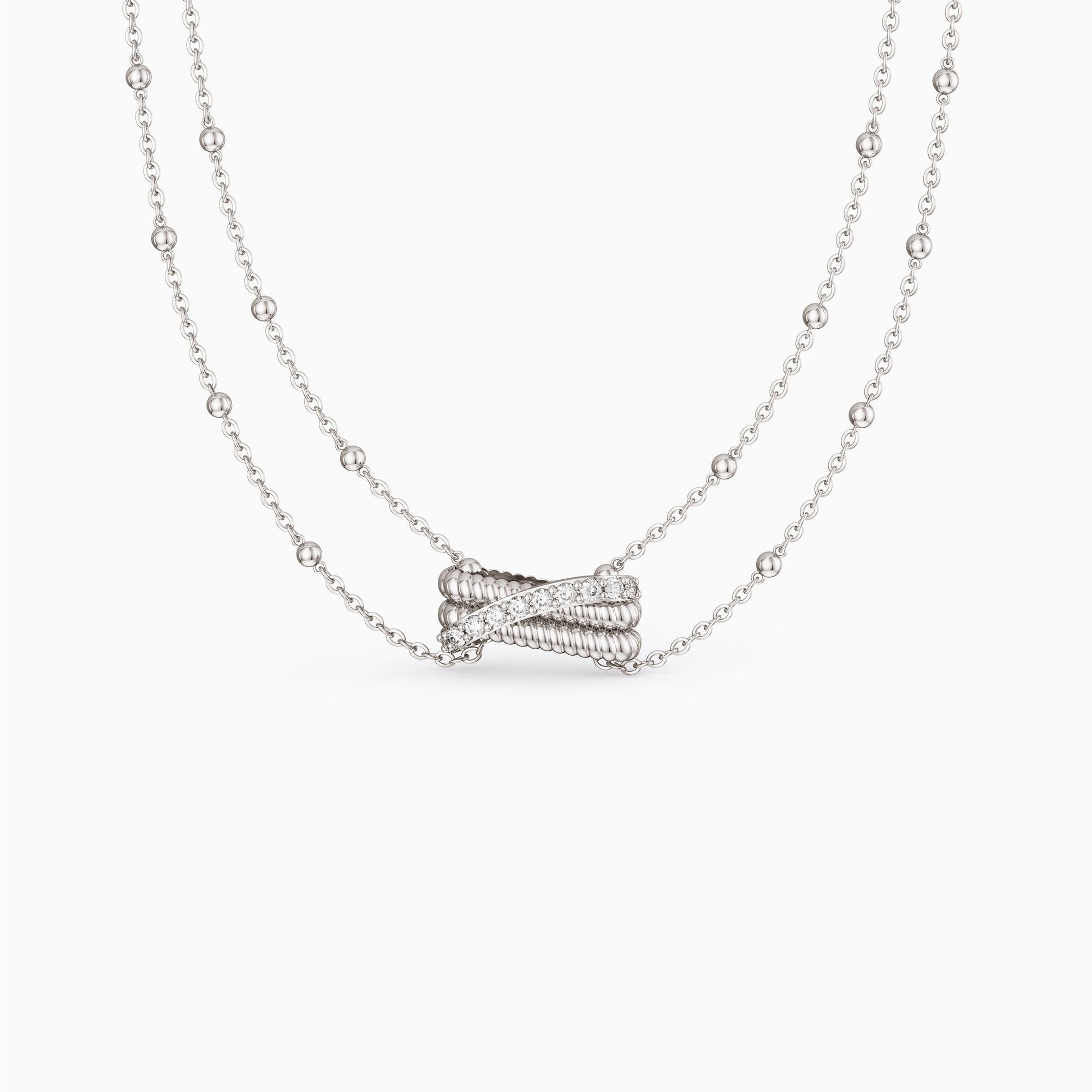 Layered Twisted Necklace - vanimy