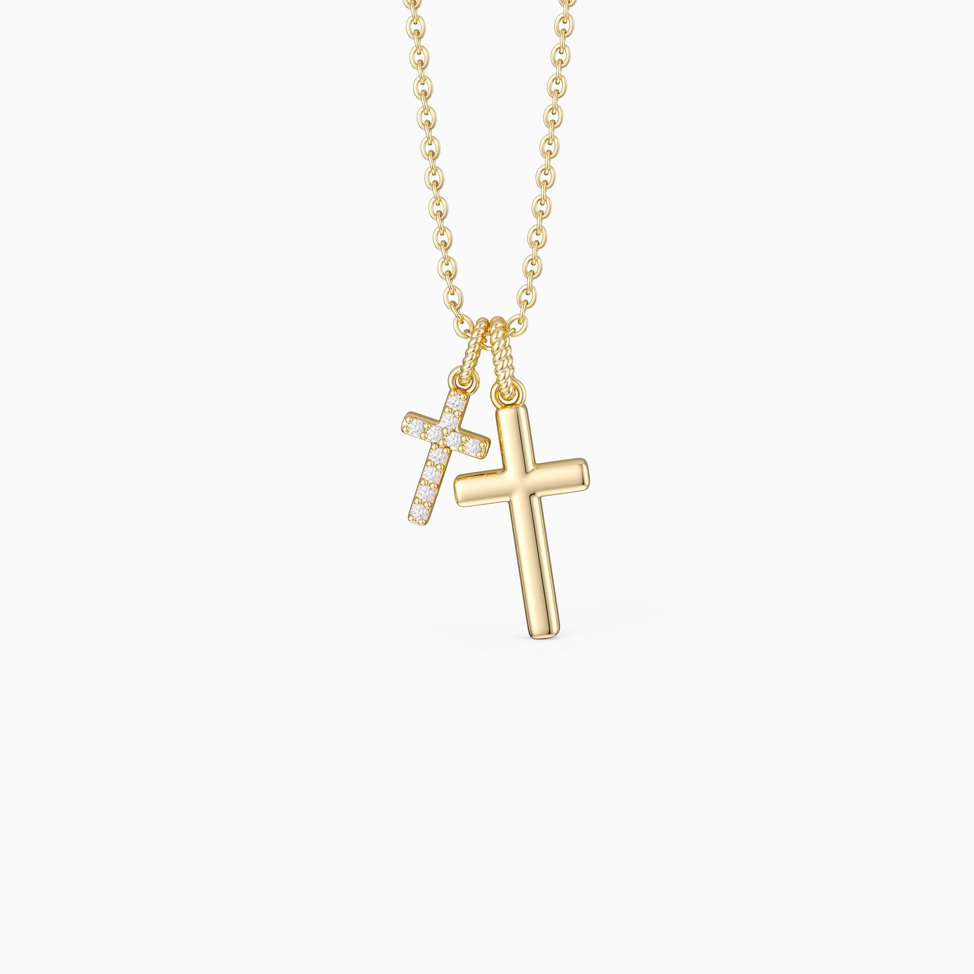 Dual Cross Harmony Necklace - vanimy