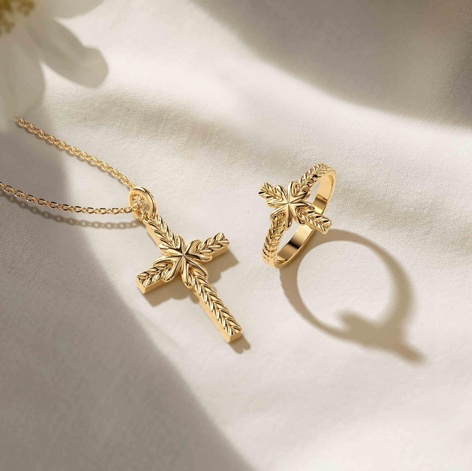 Bread of Life Cross Necklace - vanimy