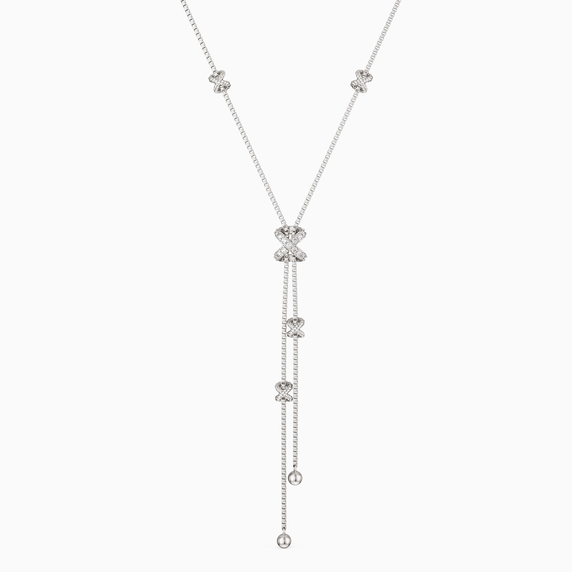 Delicate Cord Y Necklace - vanimy