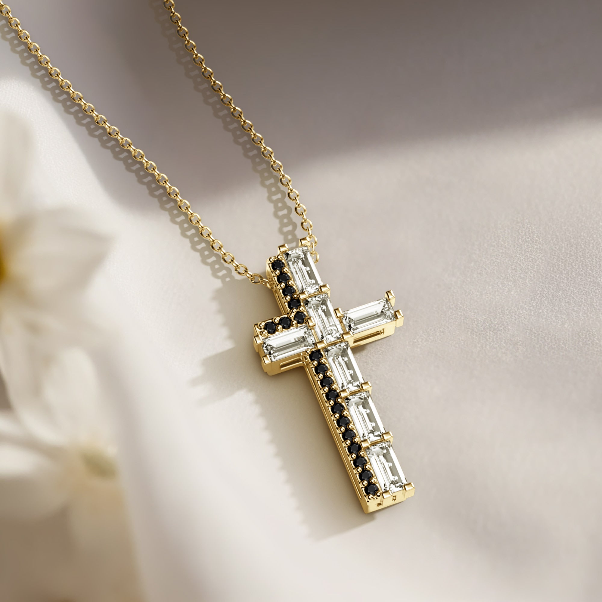 Modern Cross Amulet Pendant Necklace - vanimy