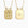 Let Go And Let God Cross Medallion Pendant Engraved Necklace - vanimy