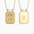 Soul On Fire Cross Medallion Pendant Engraved Necklace - vanimy