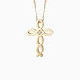 Divine Harmony Ichthys Cross Faith Protection Pendant Necklace - vanimy