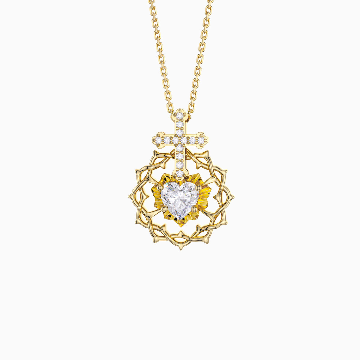 chigo 高山都コラボ Open Heart Chain Pendant