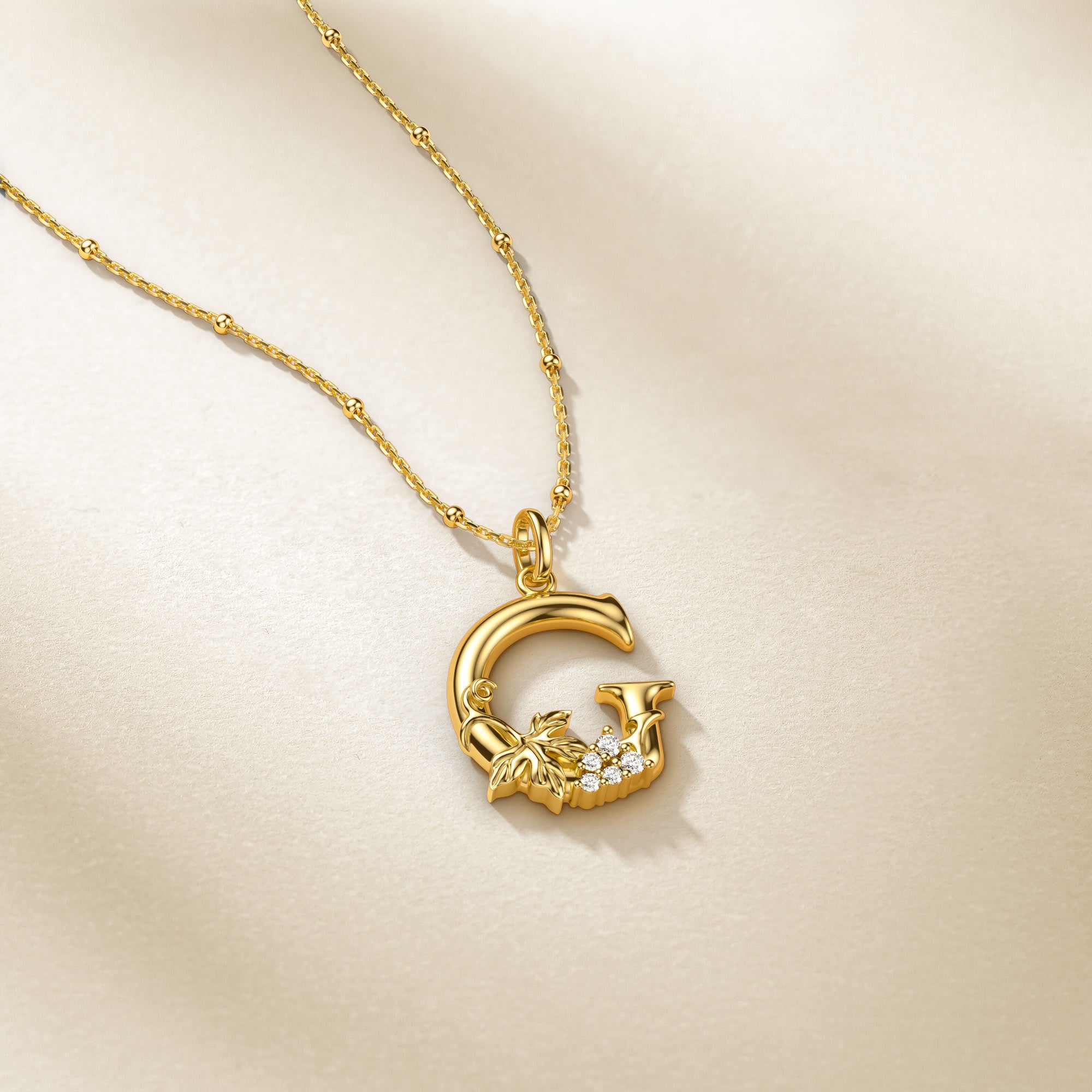 Grape Blossom Letter G Pendant - vanimy