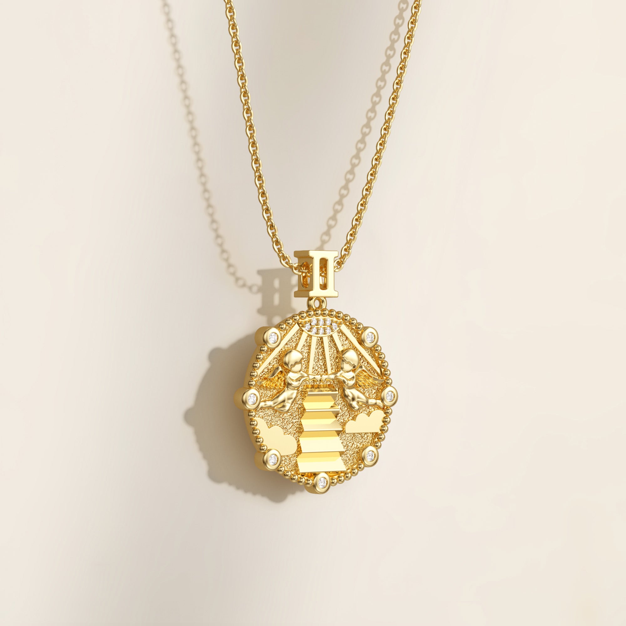 Promised Land Angel Divine Guidance Pendant Necklace - vanimy