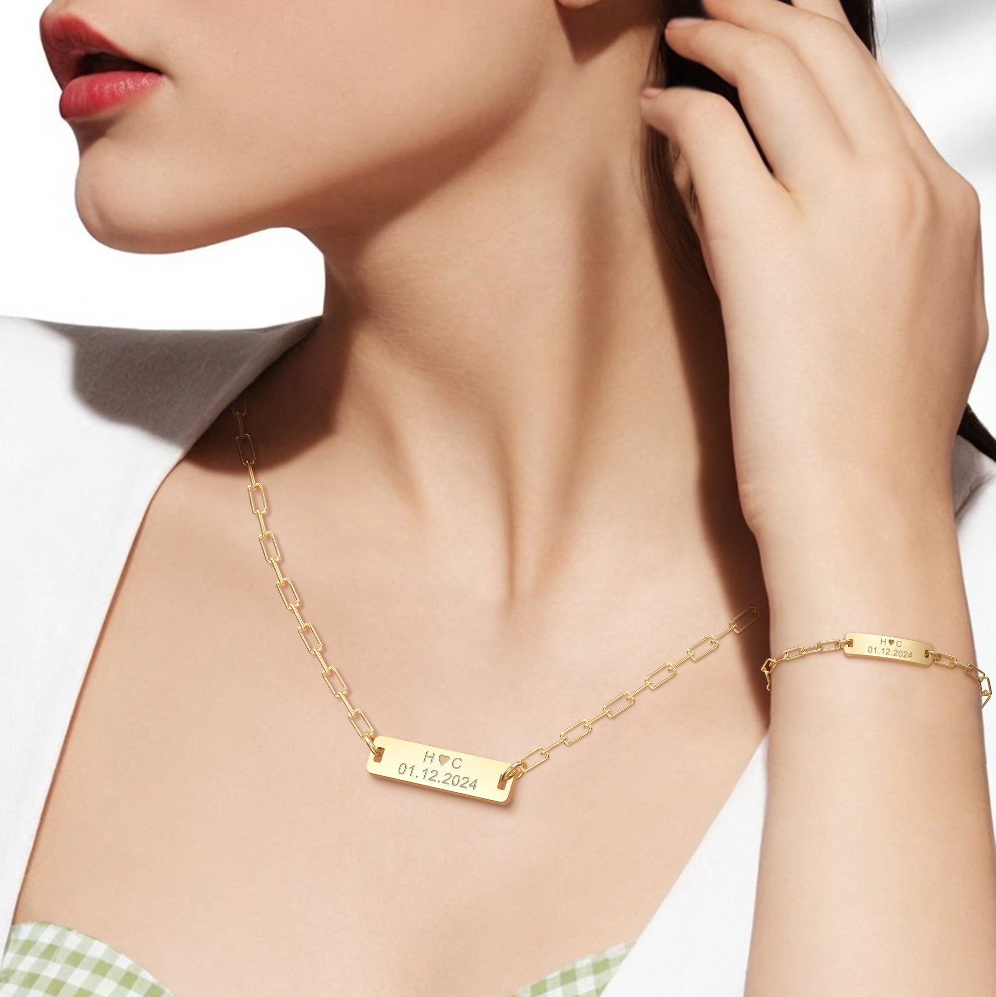 Personalized Love Token Necklace - vanimy
