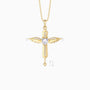 Angel Wings Dancing Love Pendant Necklace - vanimy