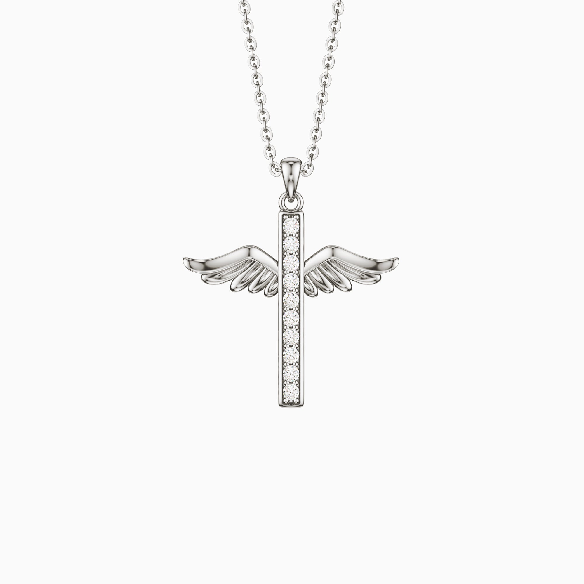Eternal Guardian Wing Classic Pendant Necklace - vanimy