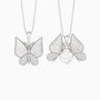 Metamorphosis Butterfly Engraved Necklace