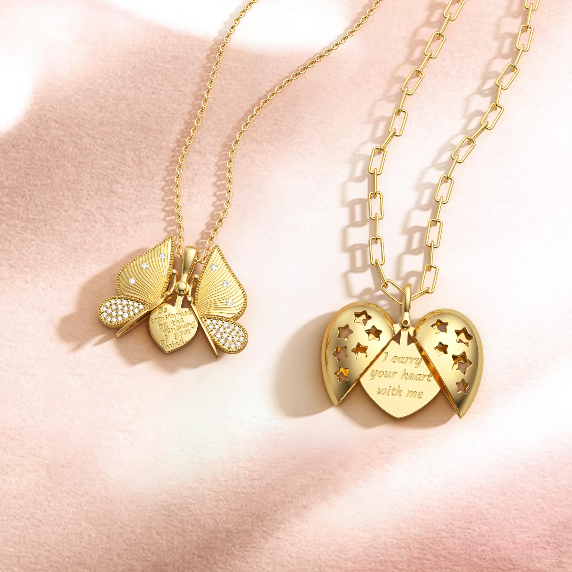 Stellar Love Heart Pendant Necklace - vanimy